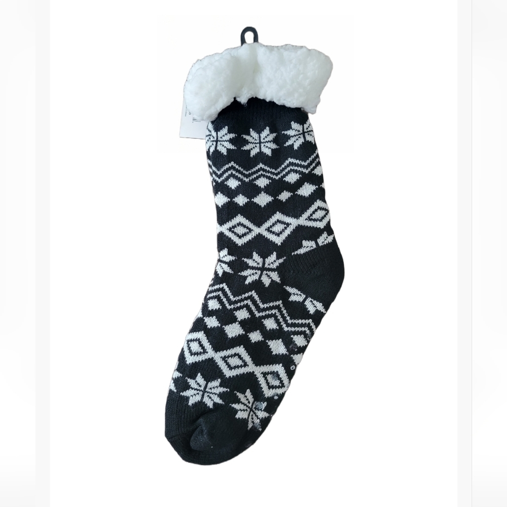 Cozy Hub Non-Skid Sherpa Lined Slipper Socks - Picture 2 of 5